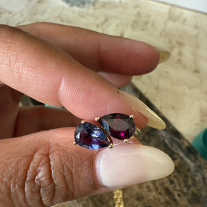 Gemstone Toi Et Moi Ring